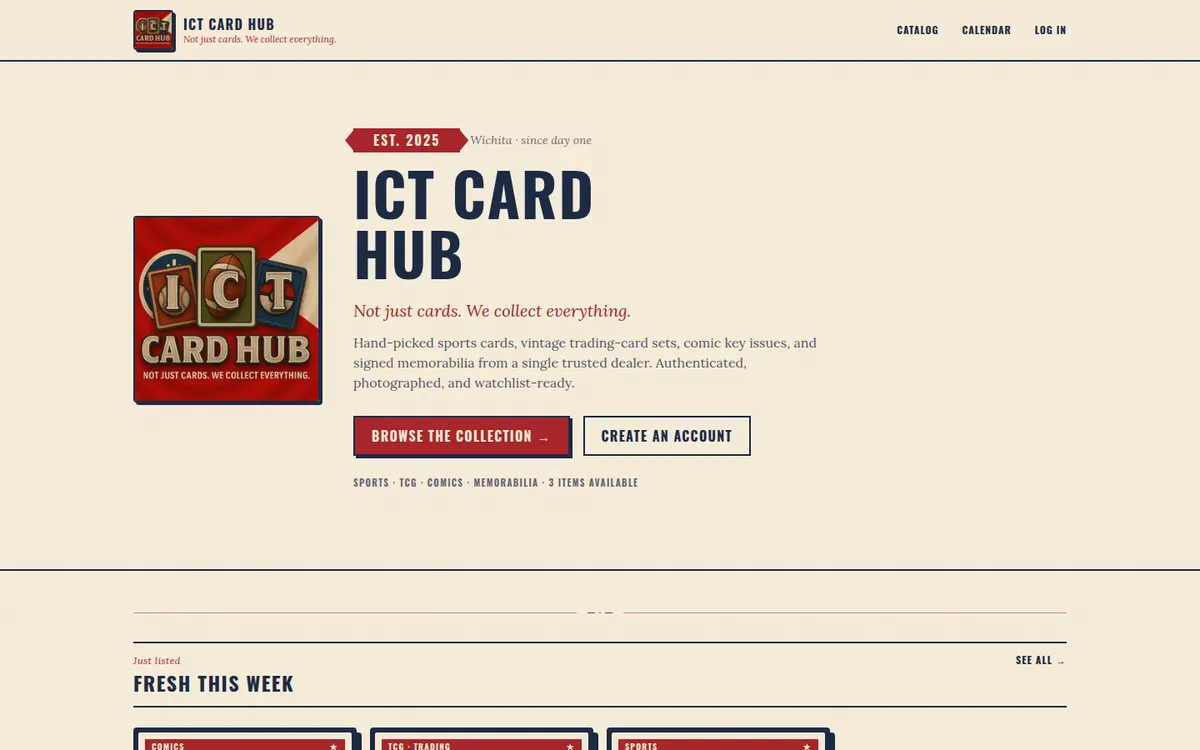 CardHub — E-commerce screenshot
